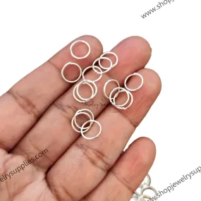8 mm silver jump rings 8 mm standard metal jump ring JRN8S