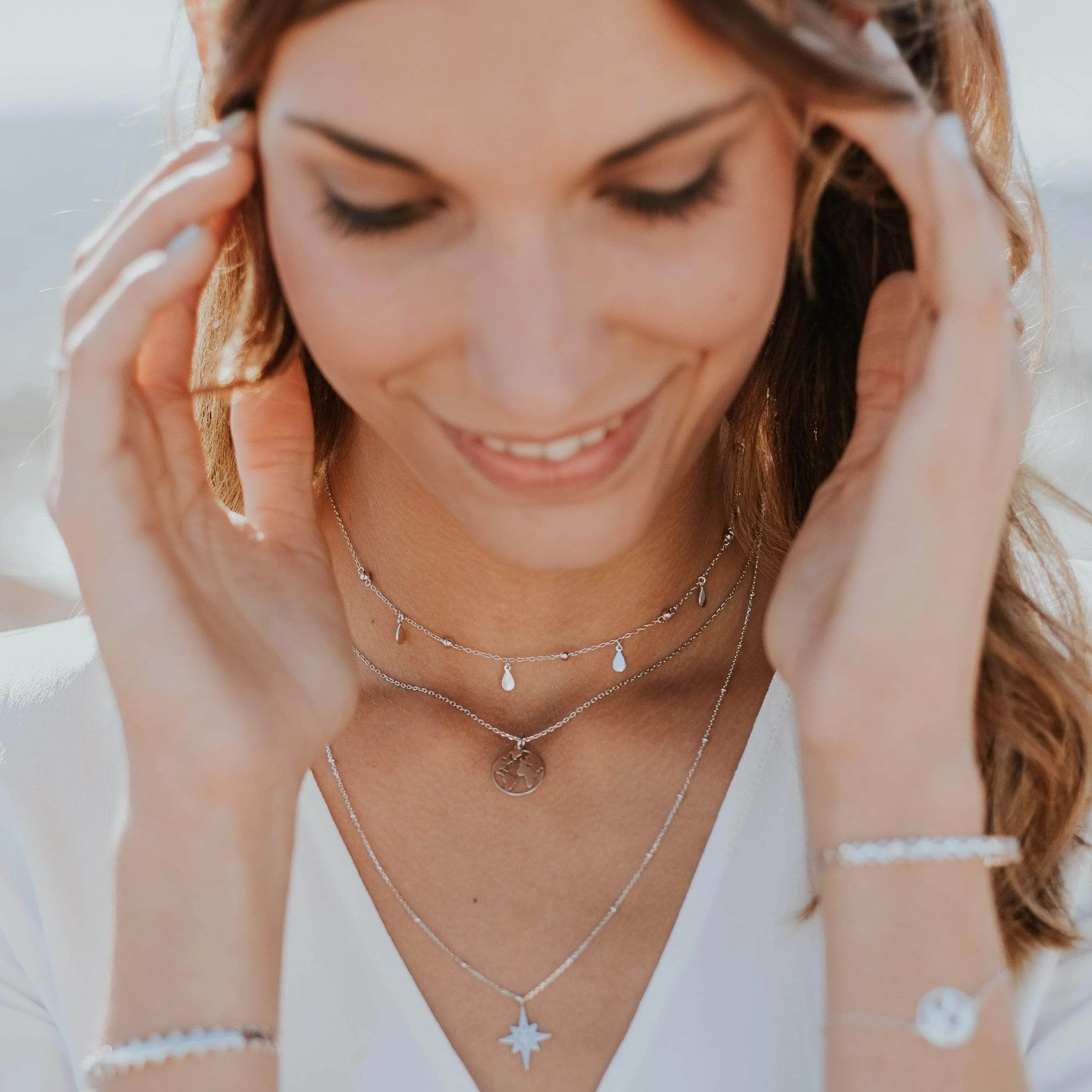 Collar Nero Plata