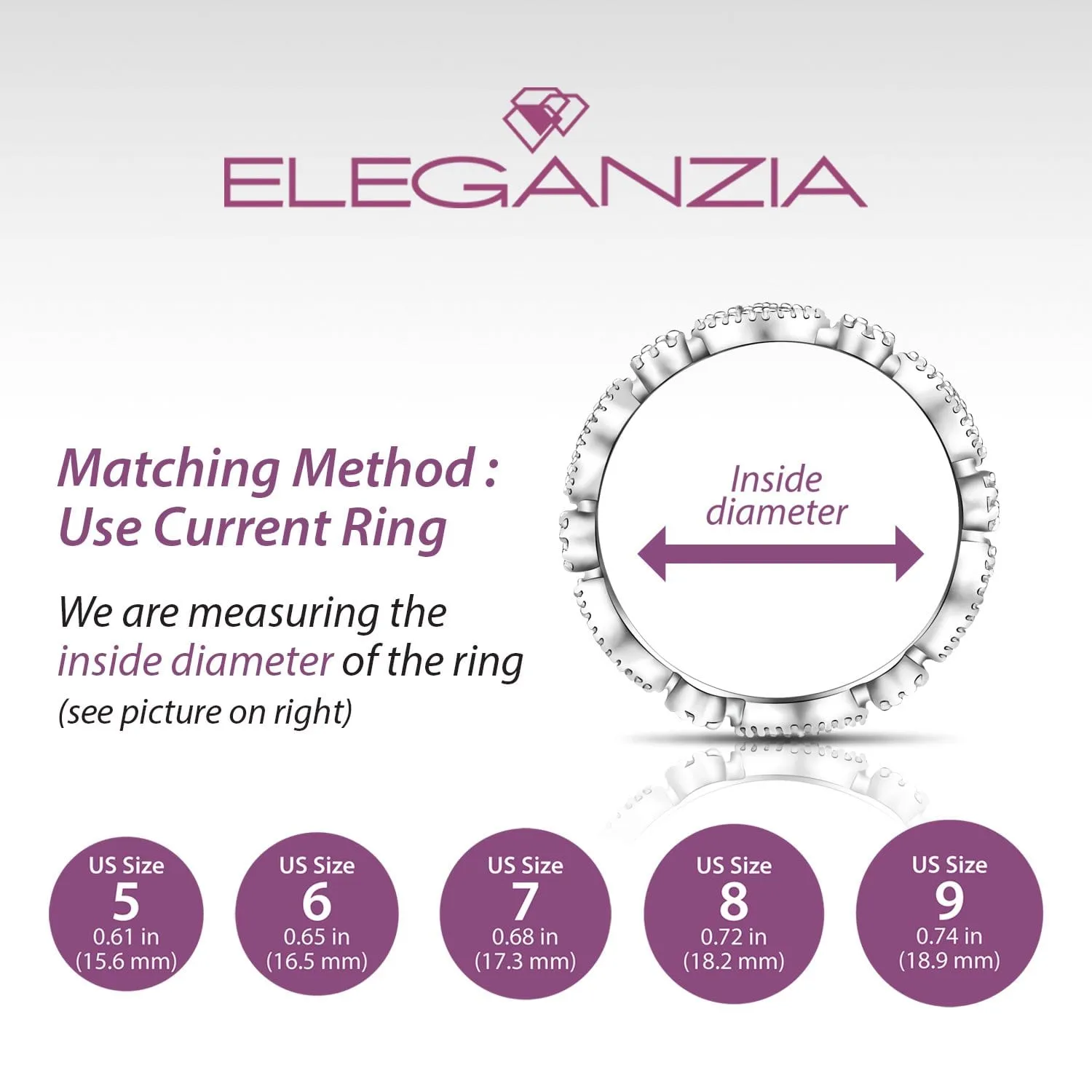 CZ Sterling Silver Simple Stackable Rings