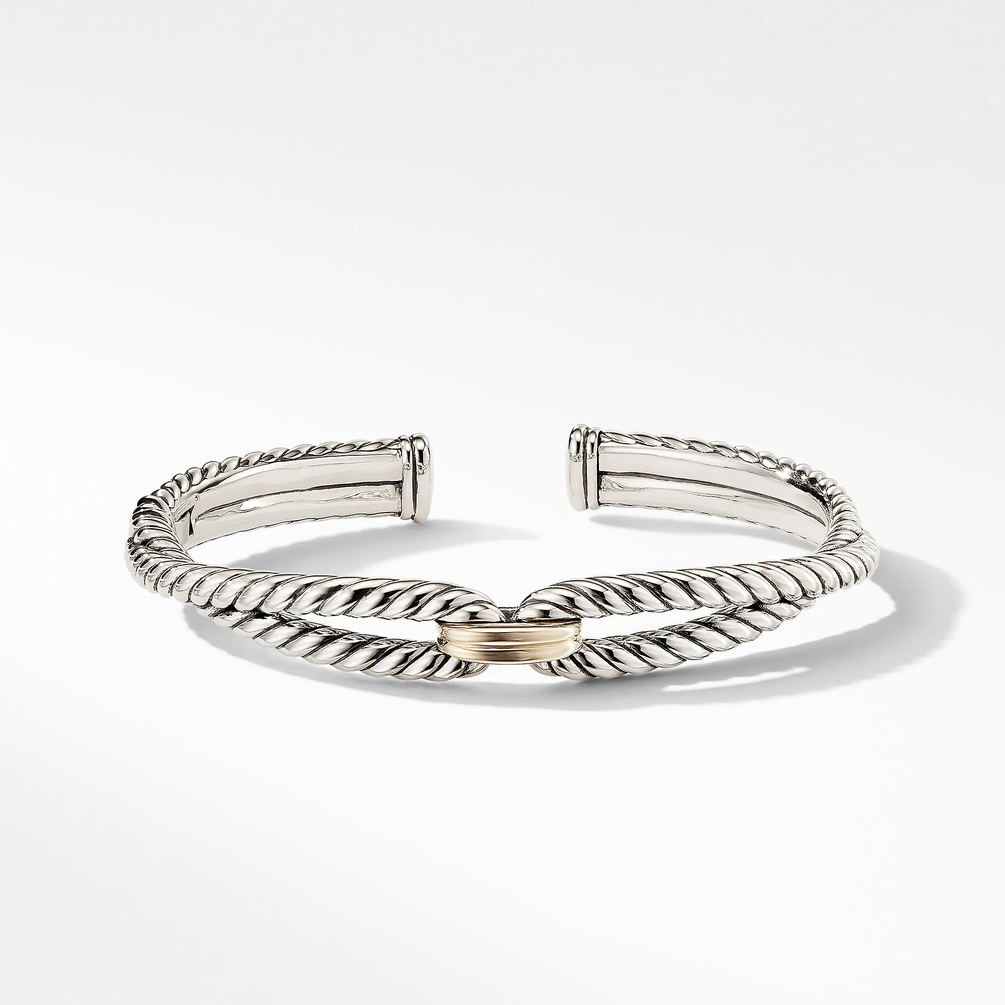 David Yurman Cable Loop Bracelet with 18K Gold