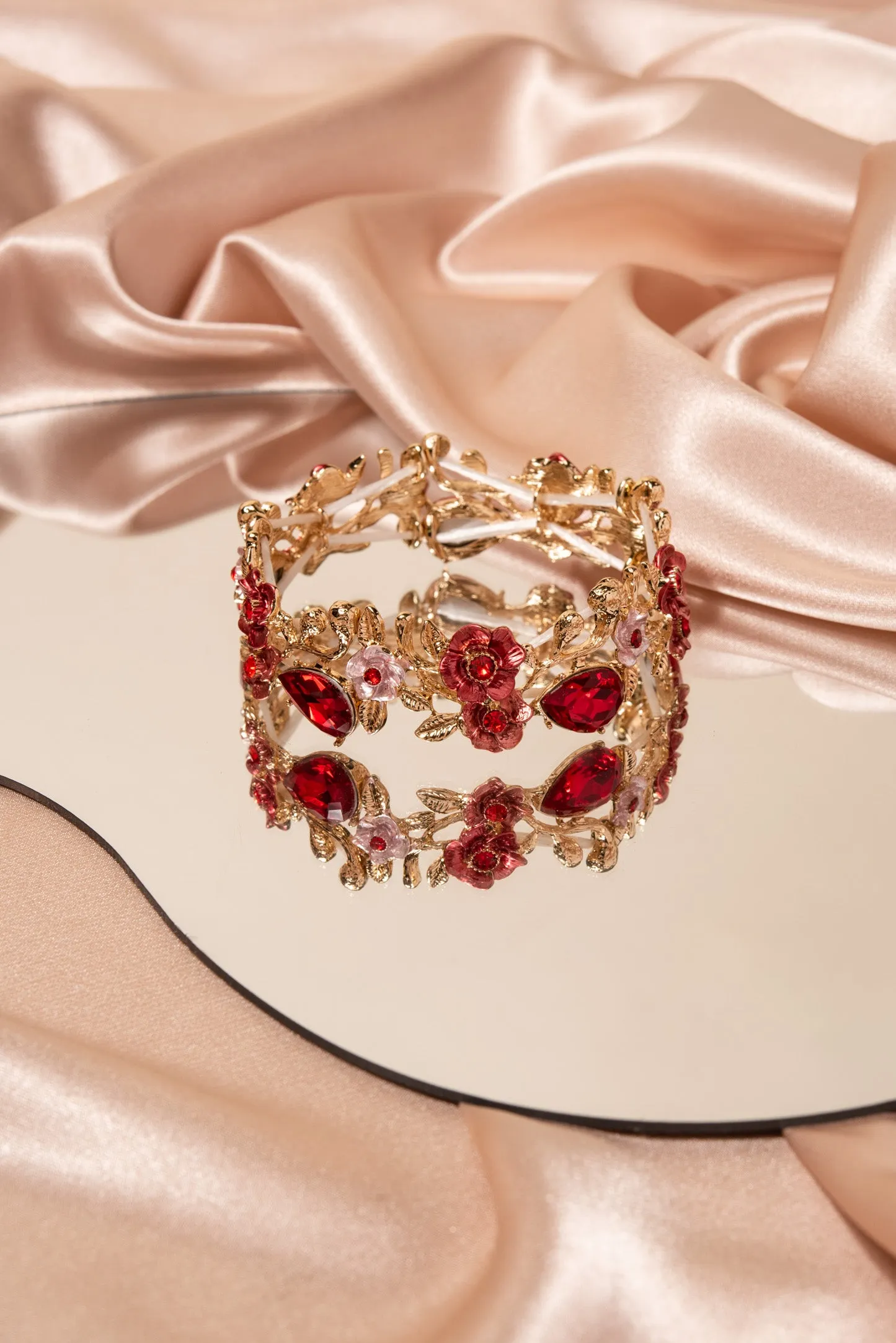 Ella Flower Vine Stone Bracelet