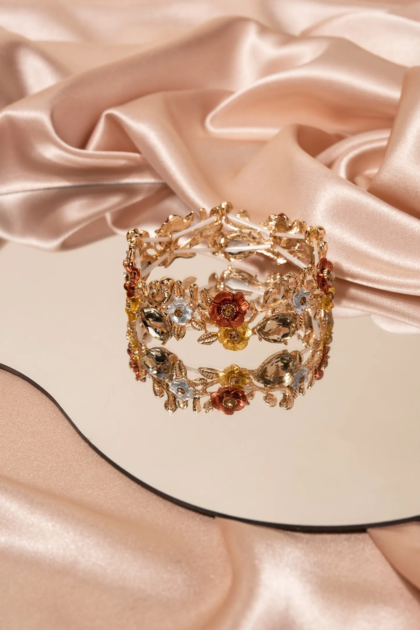 Ella Flower Vine Stone Bracelet