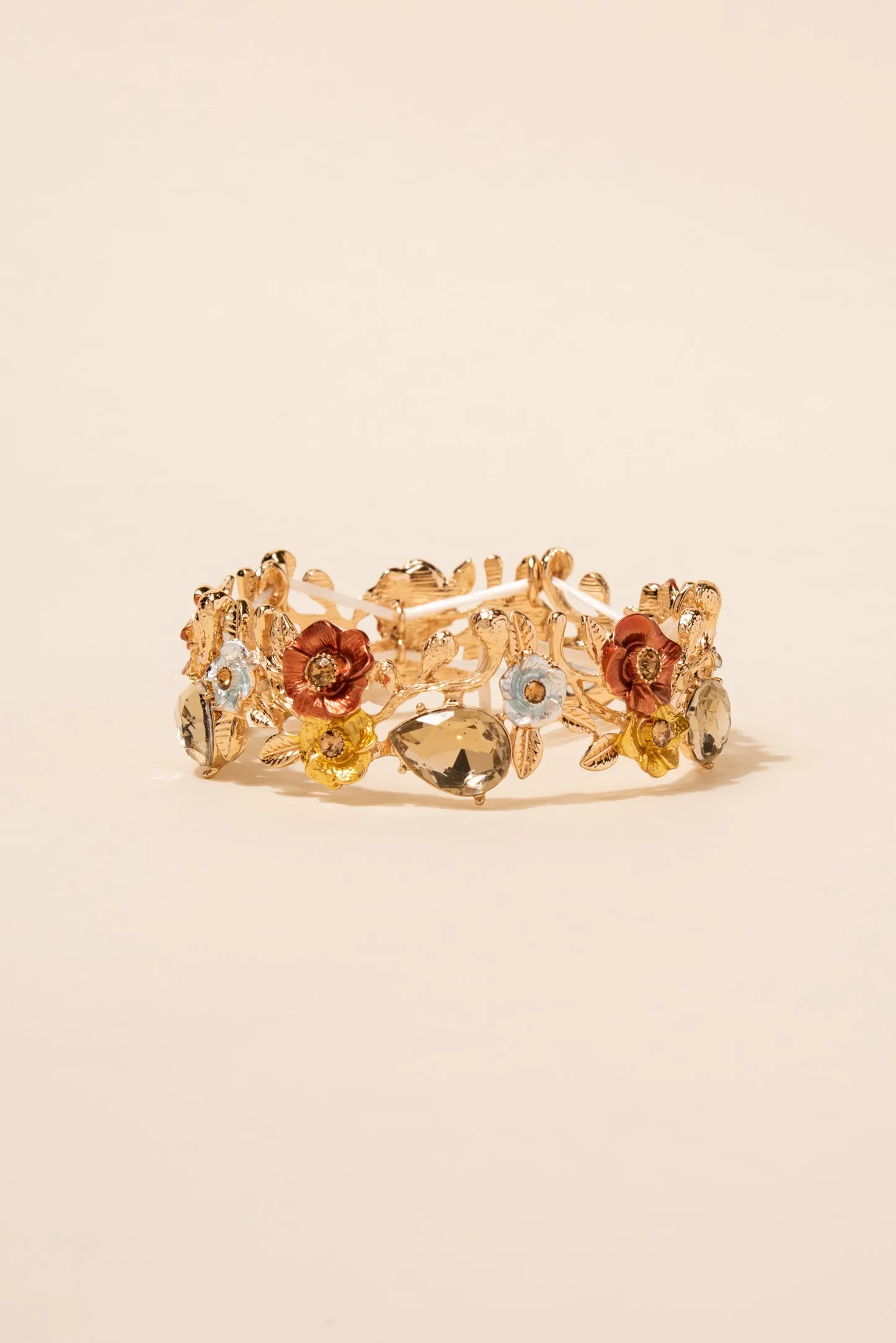Ella Flower Vine Stone Bracelet