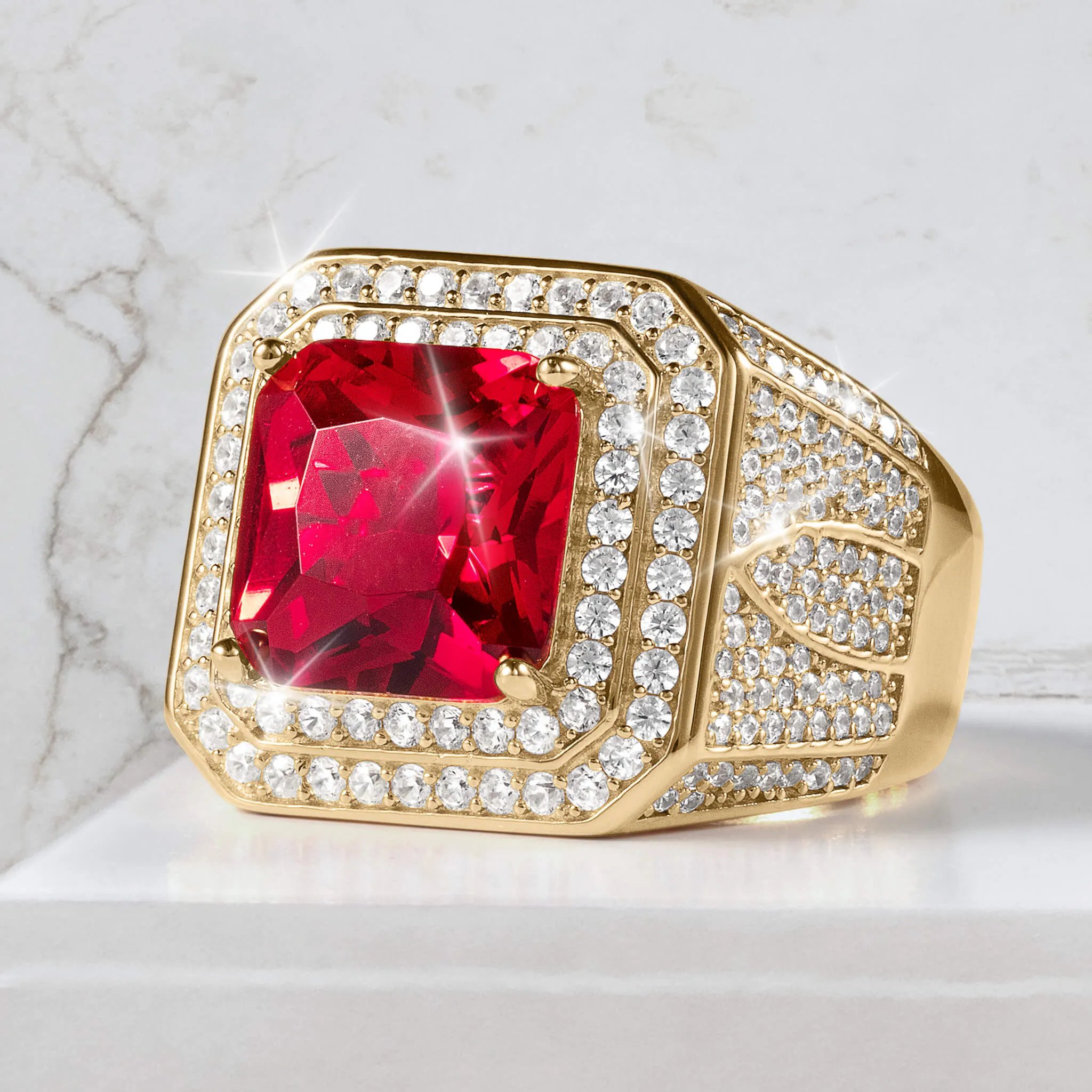 Fireside Majesty Men's Ring