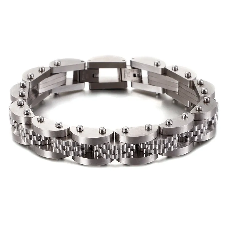 Gear Wheel Bicycle chain Band Bracelets