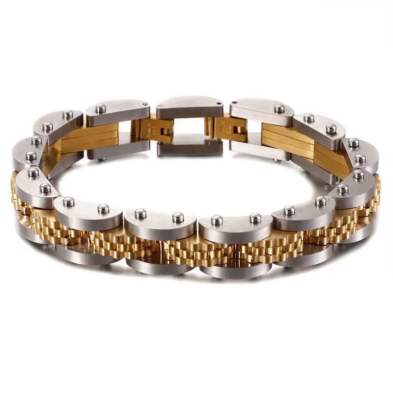 Gear Wheel Bicycle chain Band Bracelets