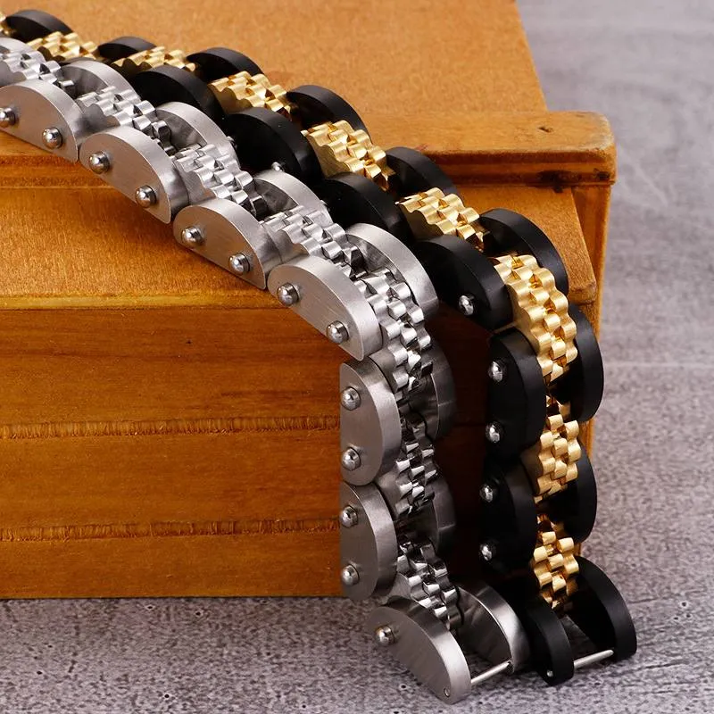 Gear Wheel Bicycle chain Band Bracelets
