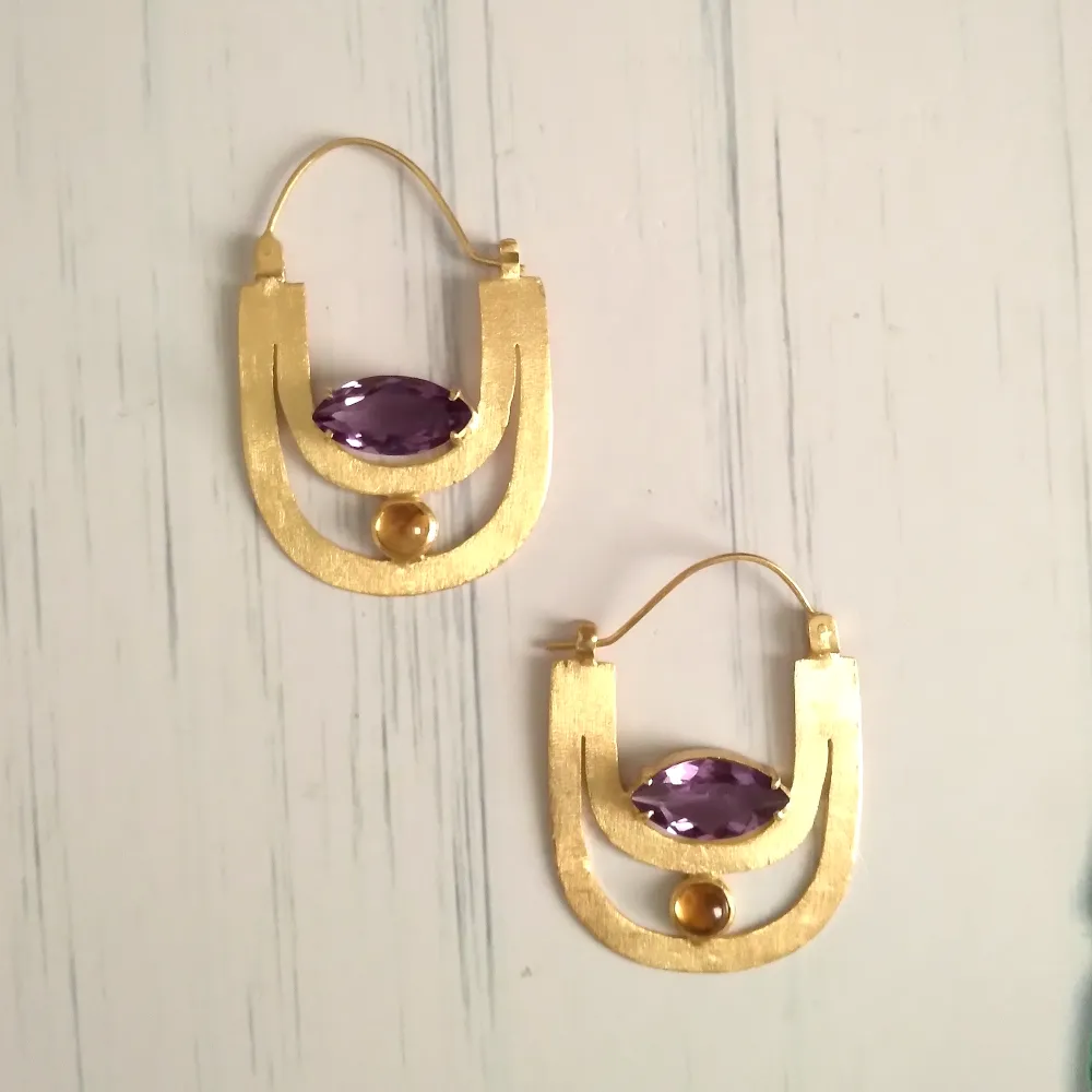 Horus Eye Drop Earrings