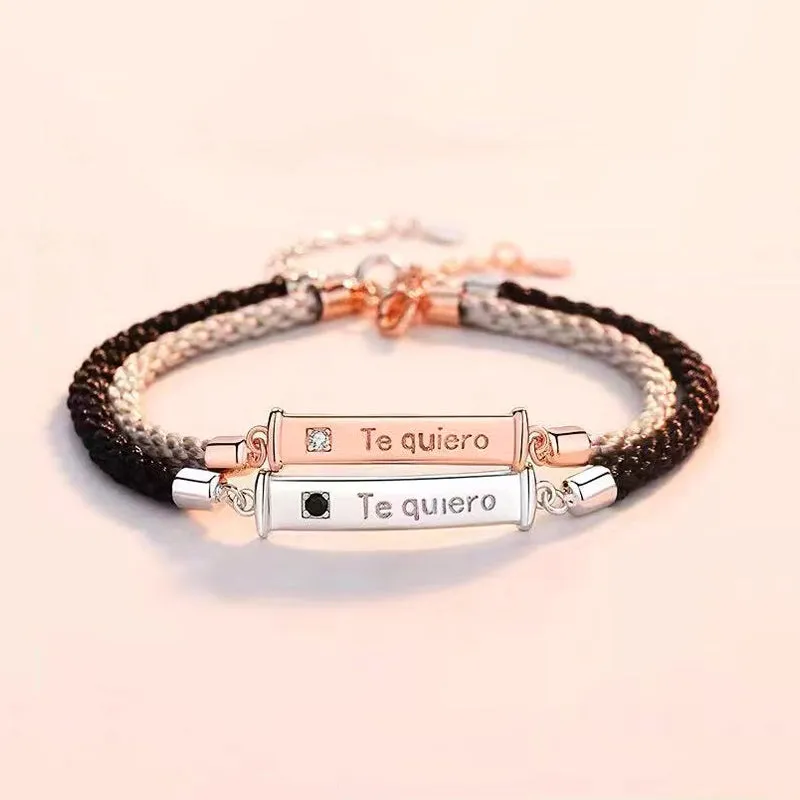 I Want You Couple Bracelets