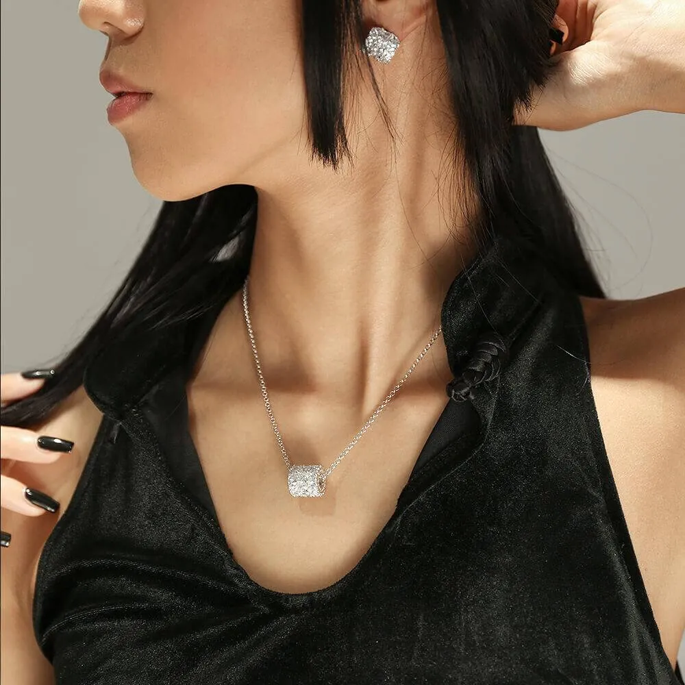 IMPERIAL BLACK PAVÉ CROWN Necklace