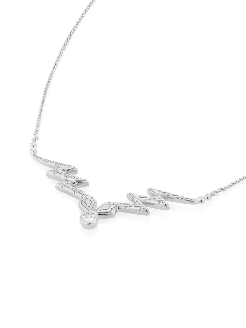KISSING SNAKES CHOKER | Silver