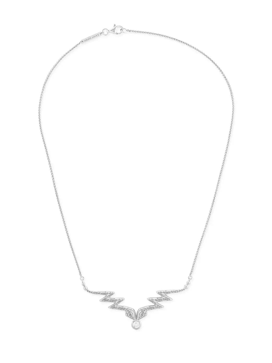 KISSING SNAKES CHOKER | Silver