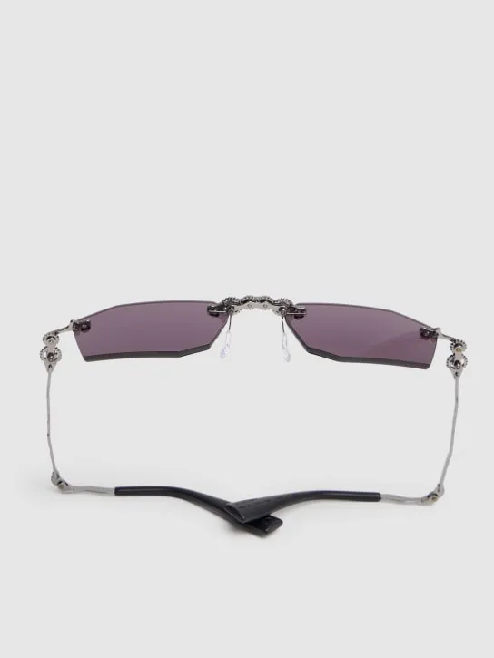Kuboraum Berlin   H40 metal Machinery Rimless sunglasses 