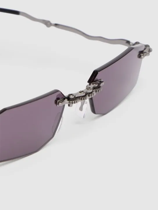 Kuboraum Berlin   H40 metal Machinery Rimless sunglasses 