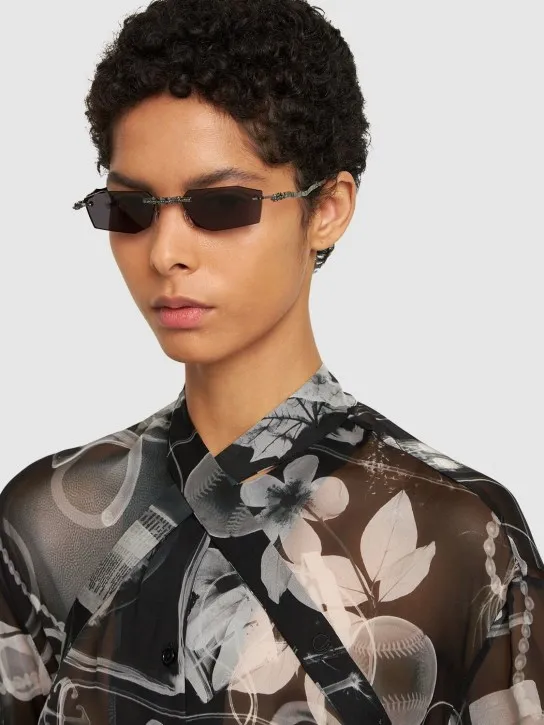 Kuboraum Berlin   H40 metal Machinery Rimless sunglasses 