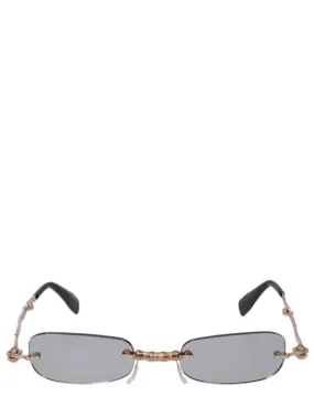 Kuboraum Berlin   H47 Metal Machinery rimless sunglasses 