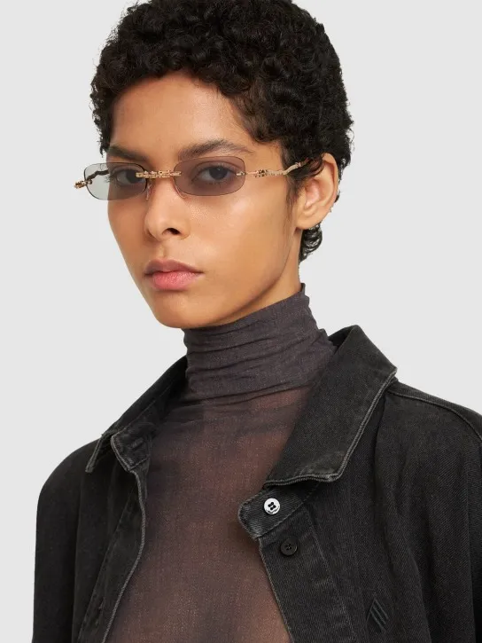 Kuboraum Berlin   H47 Metal Machinery rimless sunglasses 