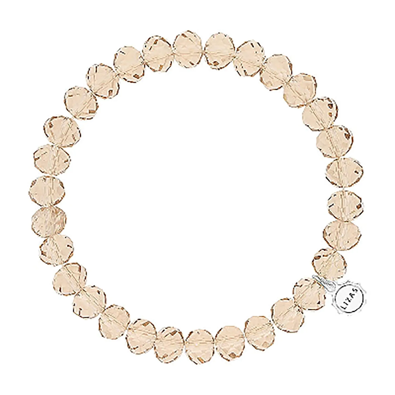 Lizas Clarksville 8mm Crystal Bracelet Champagne