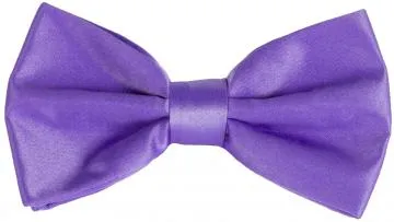 PLAIN MICROFIBER ADJUSTABLE BOW TIES ~ 50 COLORS